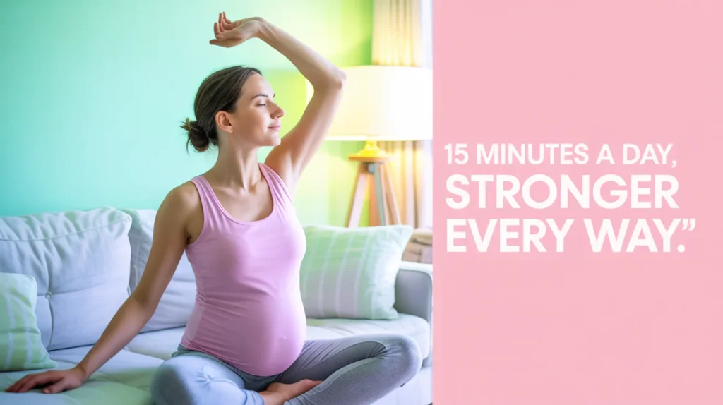 15 minutes a day, stronger every way.'
