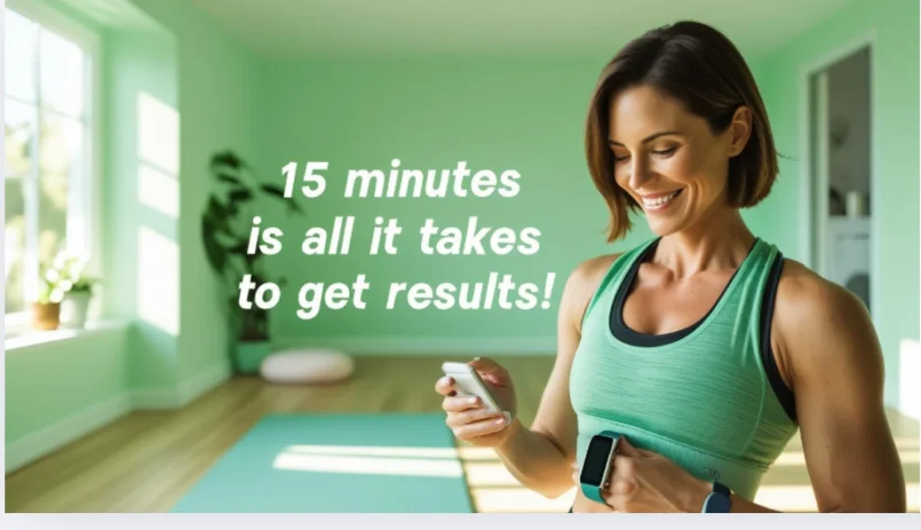 15 minutes is all it takes to get results