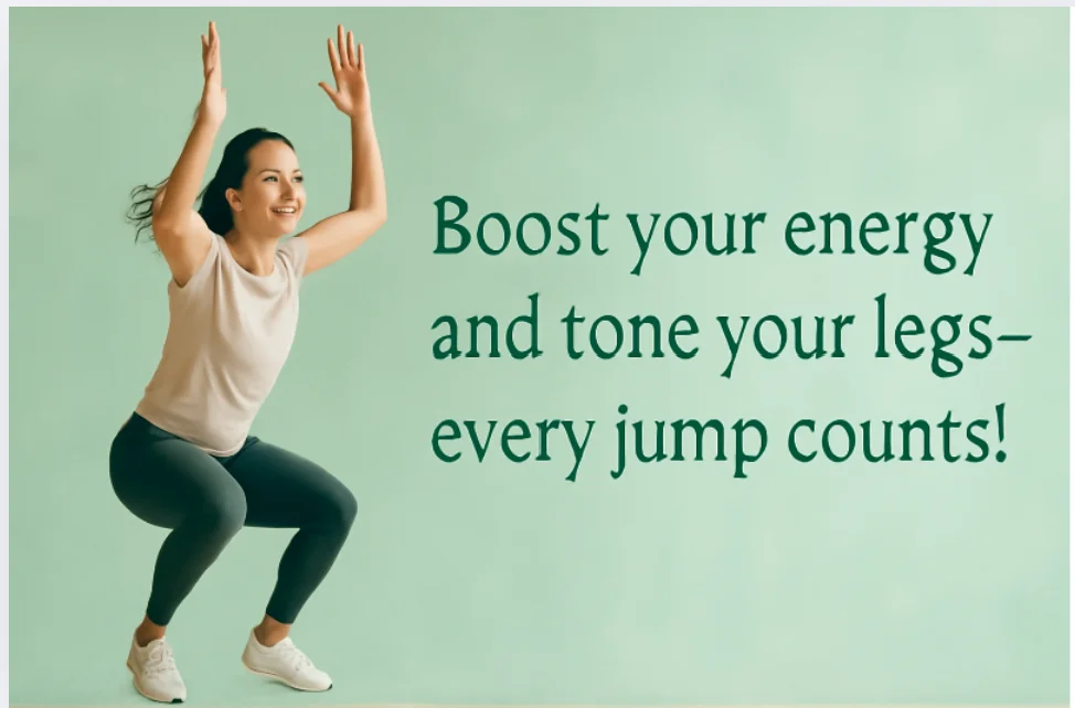 Boost your energy and tone your legs—every jump count