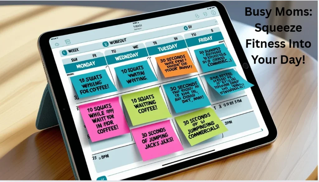 Busy Moms: Squeeze Fitness Into Your Day!