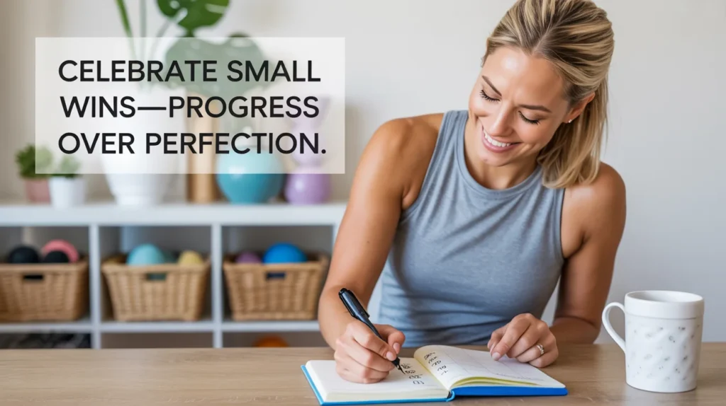 Celebrate small wins—progress over perfection