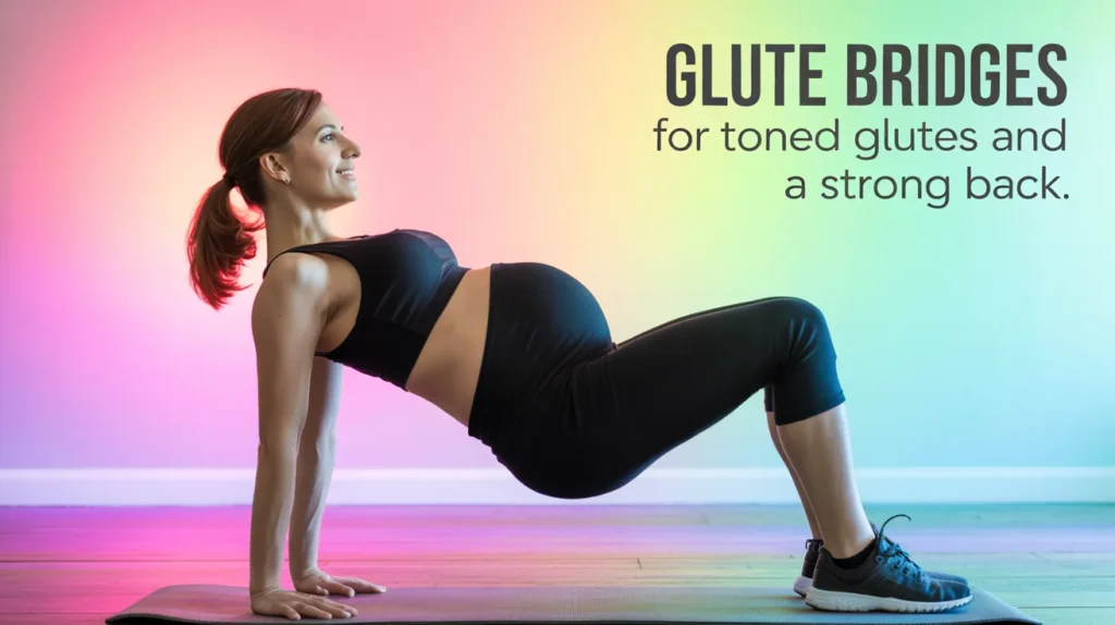Glute bridges for toned glutes and a strong back