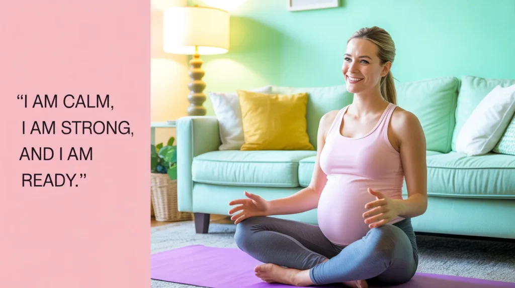 I am calm, I am strong, and I am ready.'