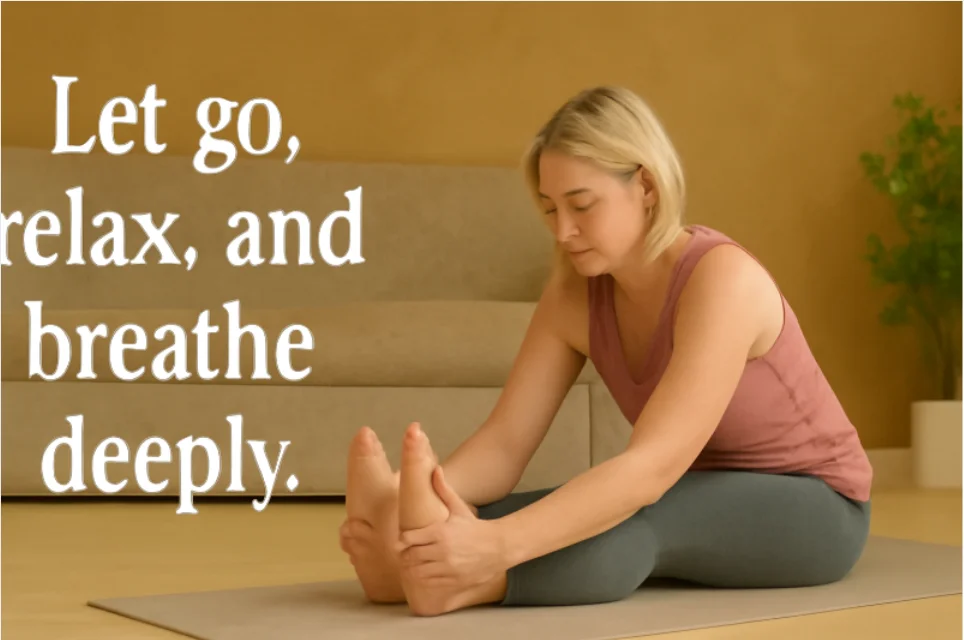 Let go, relax, and breathe deeply