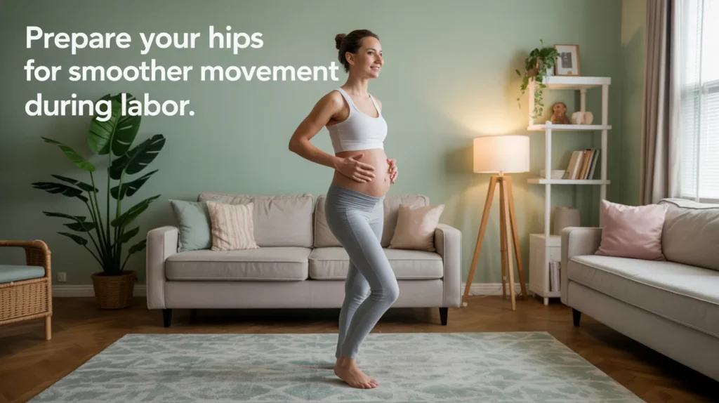 Prepare your hips for smoother movement during labor.