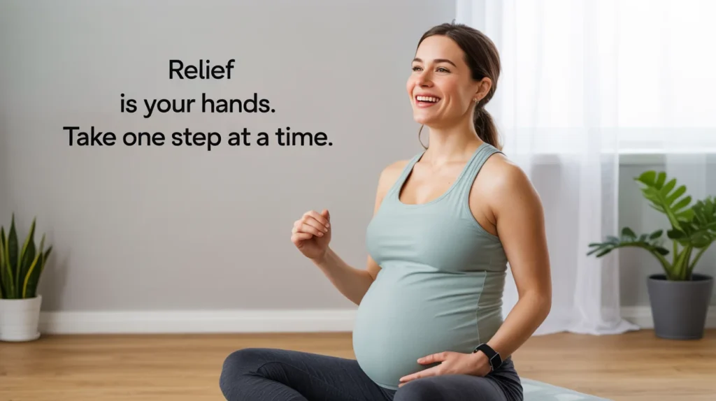 Relief is in your hands. Take one step at a time