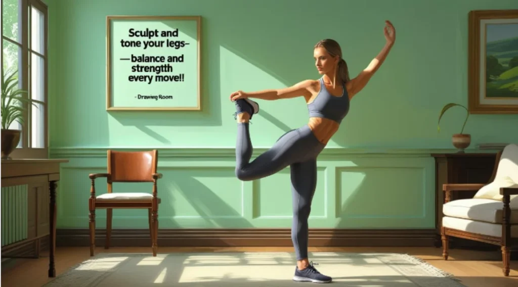 Sculpt and tone your legs—balance and strength with every move