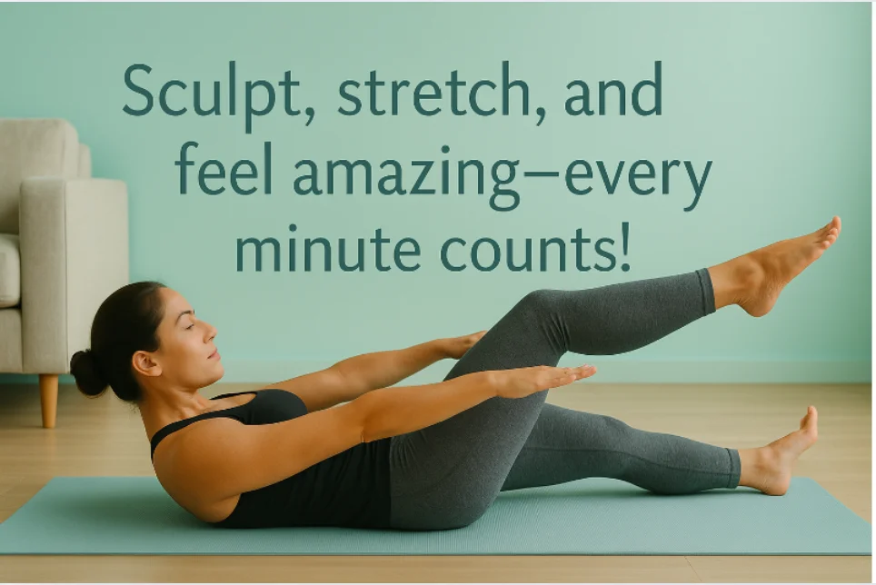 Sculpt, stretch, and feel amazing—every minute counts