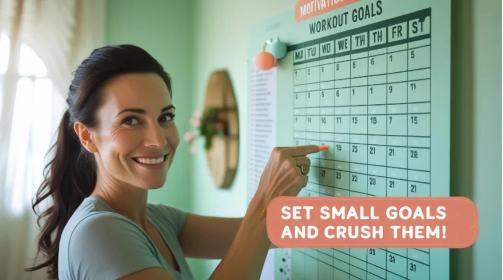 Set small goals and crush them