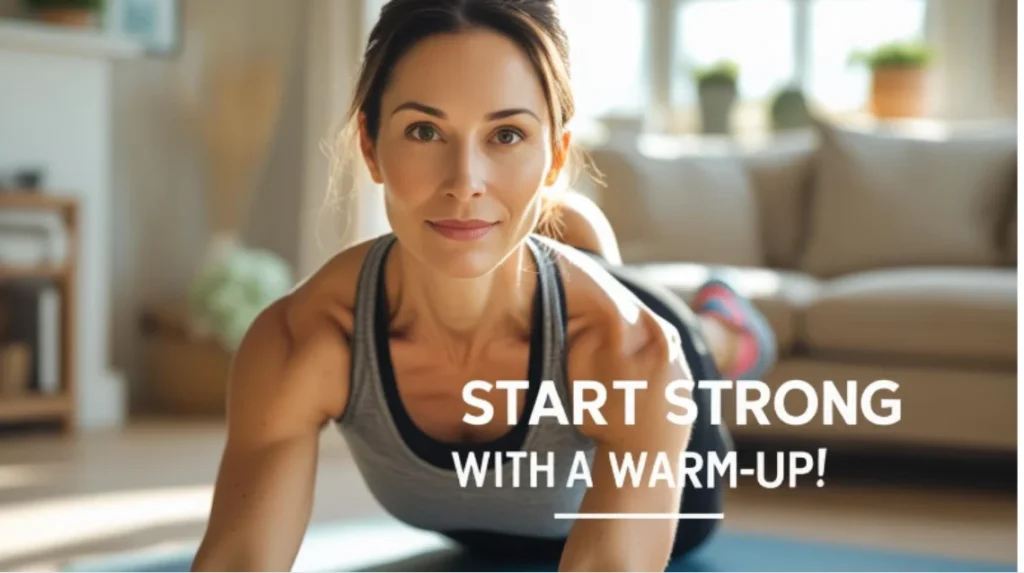 Start strong with a warm-up