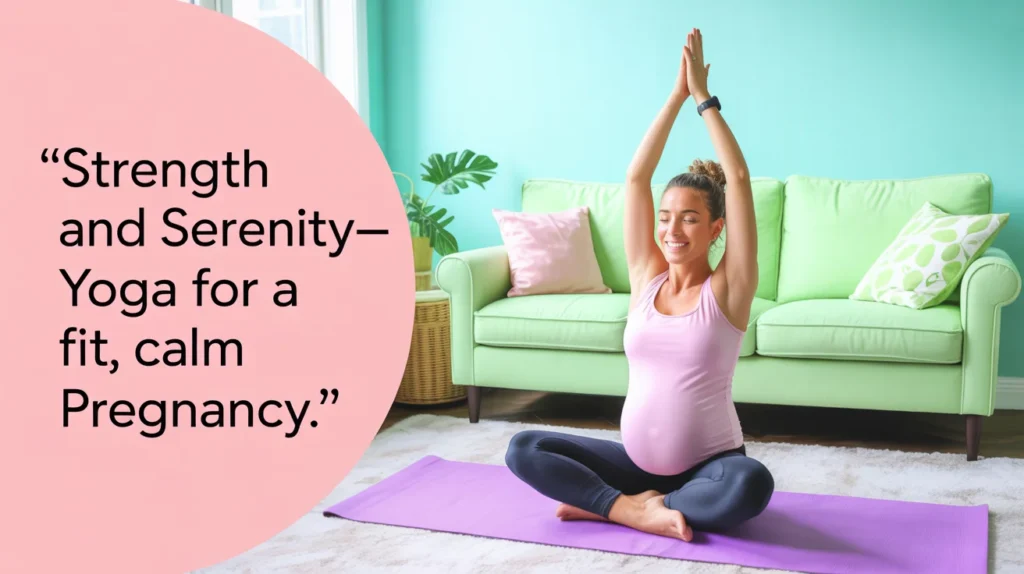 Strength and serenity—yoga for a fit, calm pregnancy