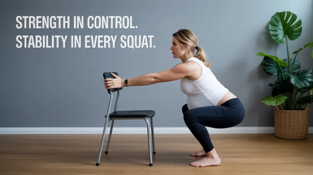 Strength in control. Stability in every squat