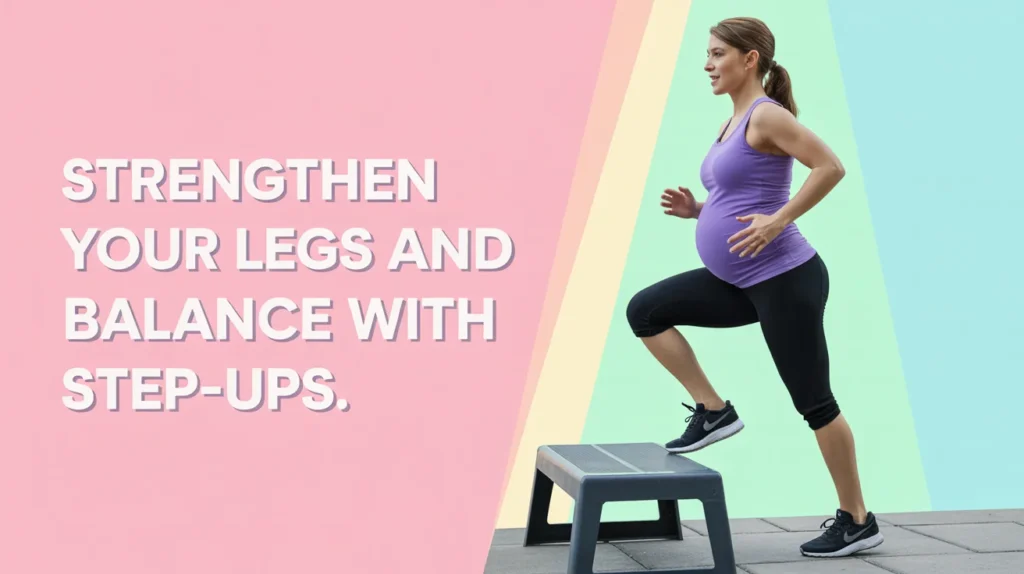 Strengthen your legs and balance with step-ups.