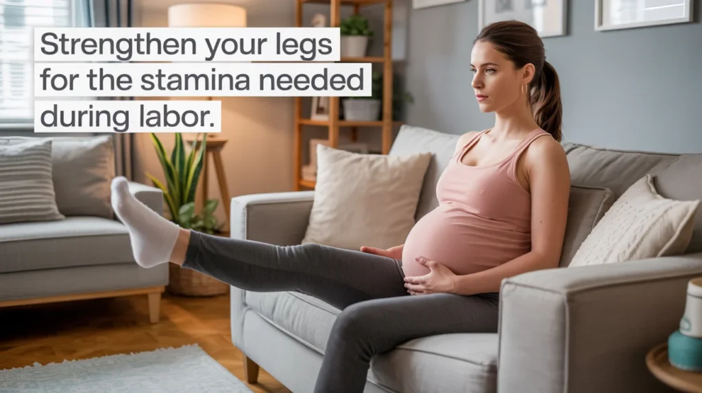 Strengthen your legs for the stamina needed during labor