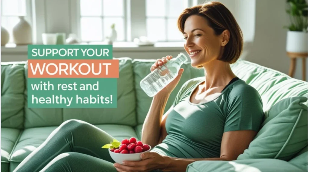 Support your workout with rest and healthy habits!