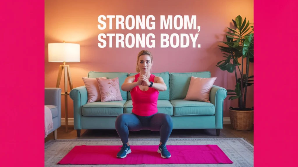 Strong mom, strong body.