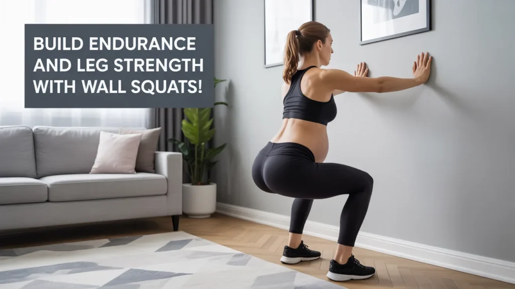Build Endurance and Leg Strength with Wall Squats!