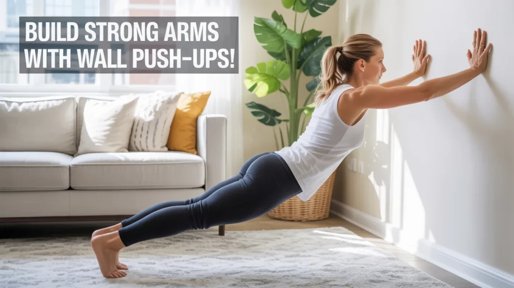 Build Strong Arms with Wall Push-Ups!