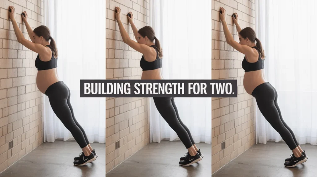 Building strength for two.