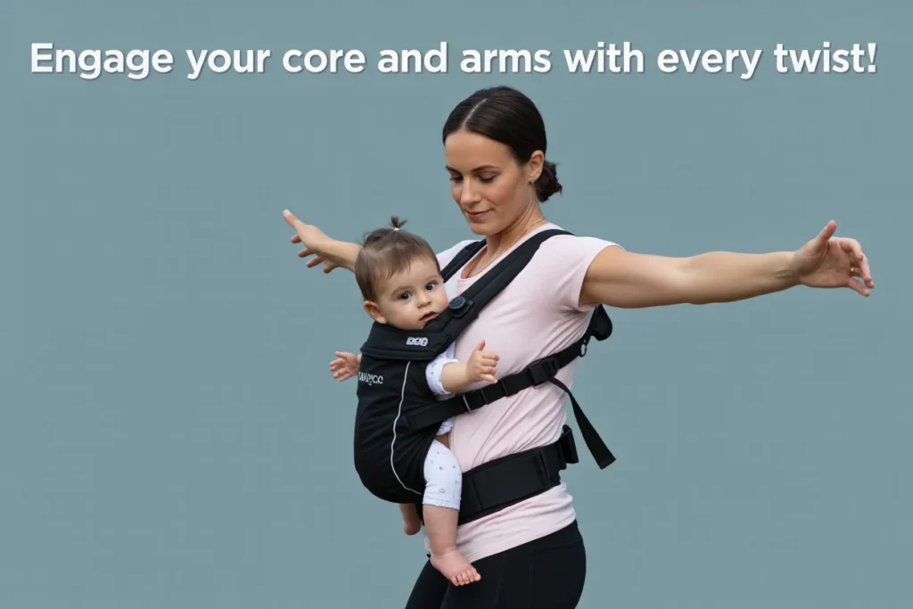 Engage your core and arms with every twist!
