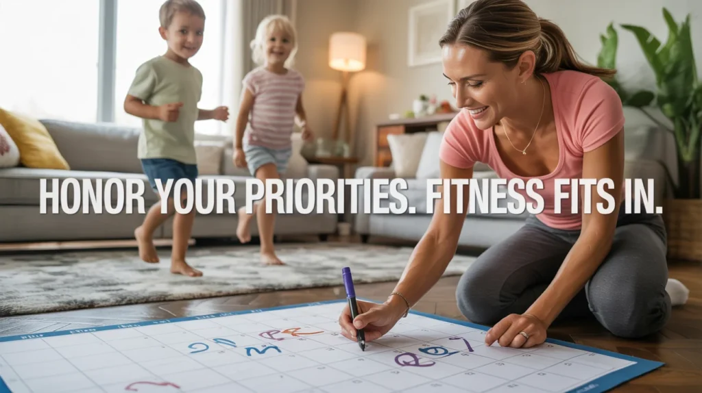 Honor Your Priorities. Fitness Fits In.