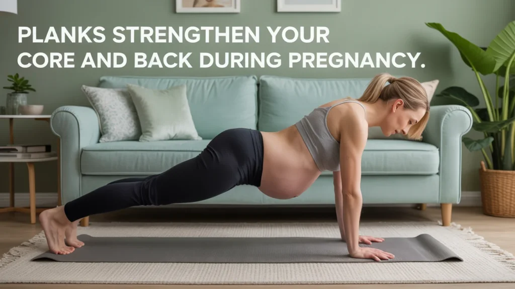 Planks Strengthen Your Core and Back During Pregnancy