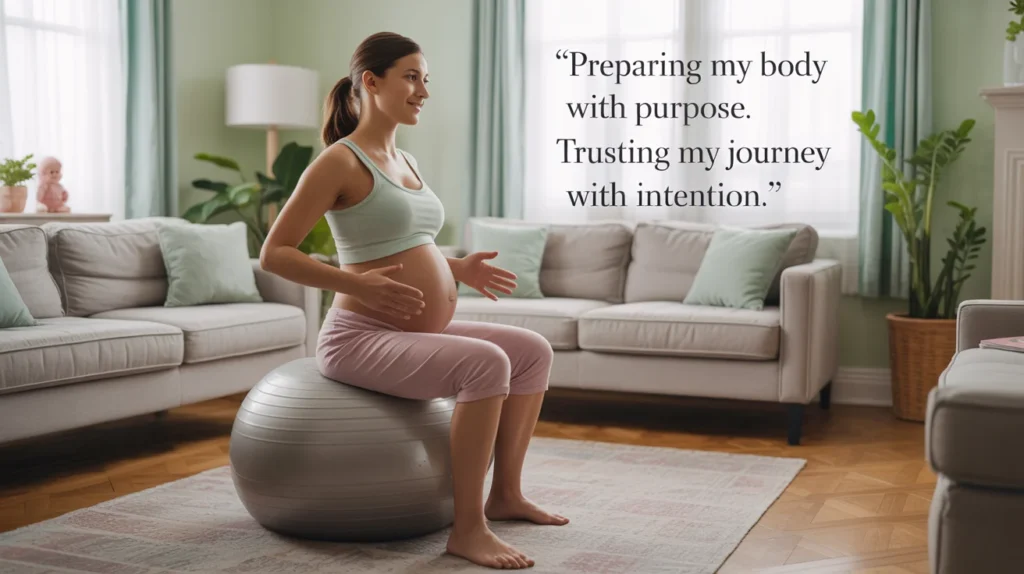 Preparing my body with purpose. Trusting my journey with intention