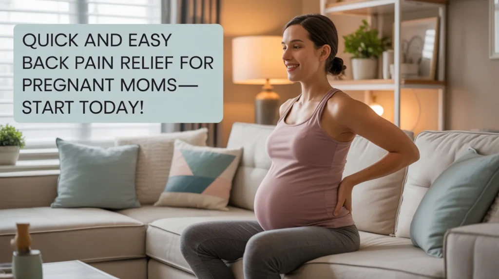 Quick and Easy Back Pain Relief for Pregnant Moms—Start Today!
