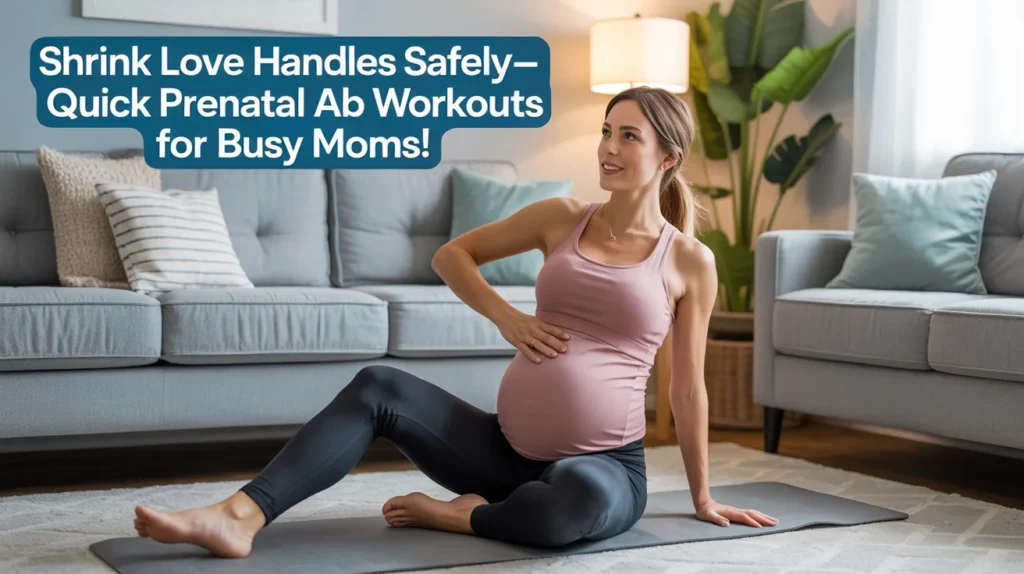 Shrink Love Handles Safely—Quick Prenatal Ab Workouts for Busy Moms!