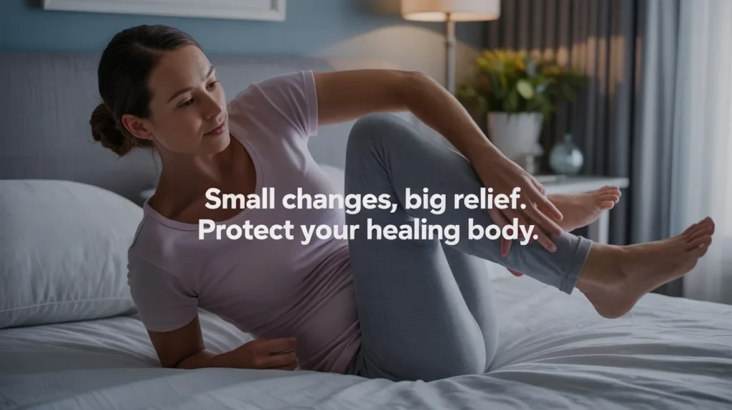 Small Changes, Big Relief. Protect Your Healing Body.