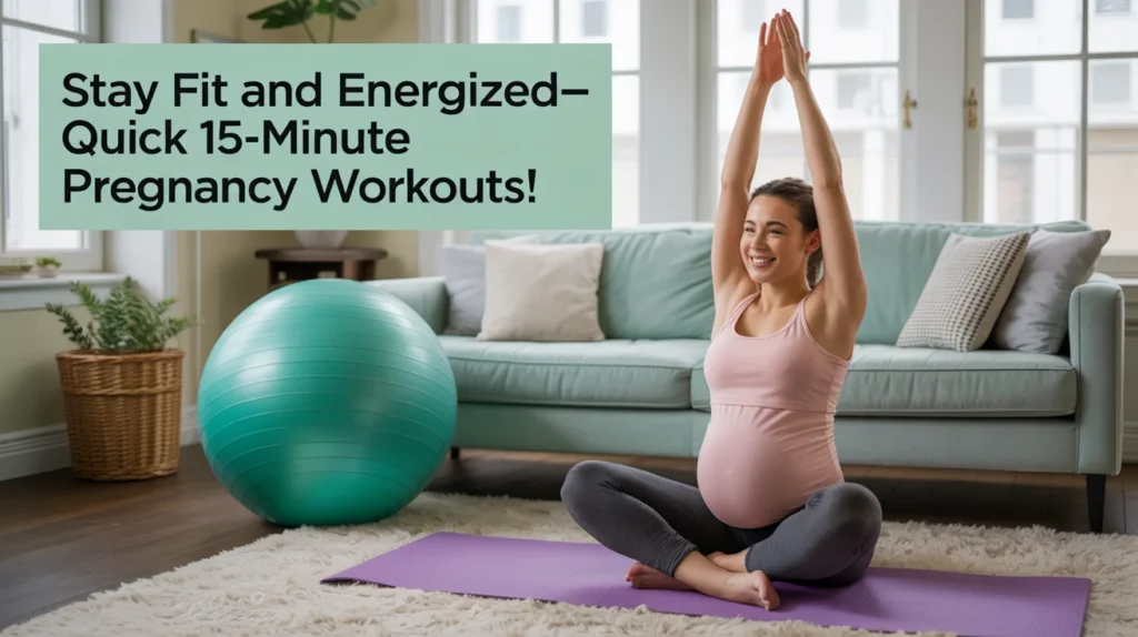 Stay Fit and Energized—Quick 15-Minute Pregnancy Workouts!