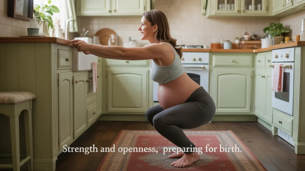 Strength and openness, preparing for birth
