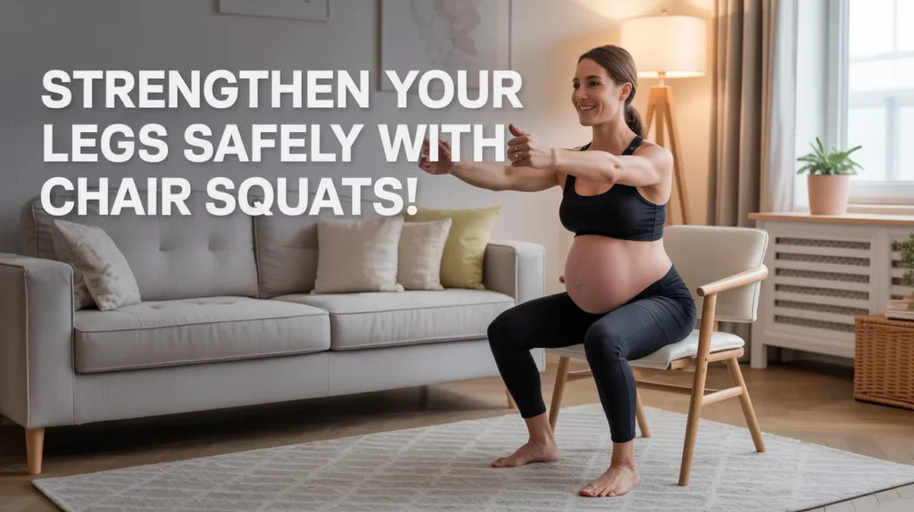Strengthen Your Legs Safely with Chair Squats!
