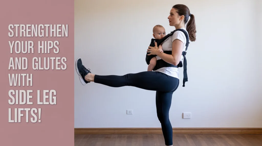 Strengthen your hips and glutes with side leg lifts!