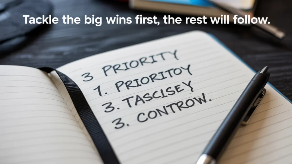 Tackle the Big Wins First, the Rest Will Follow.