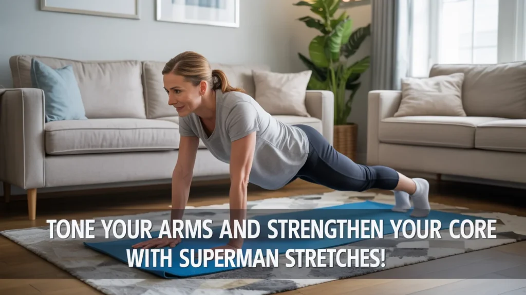 Tone Your Arms and Strengthen Your Core with Superman Stretches!
