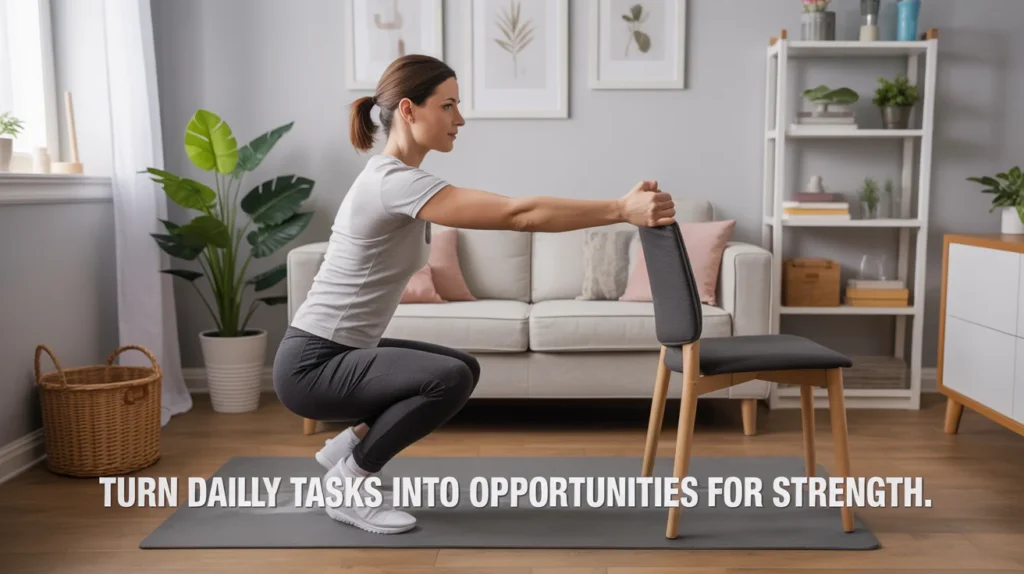 Turn Daily Tasks into Opportunities for Strength.