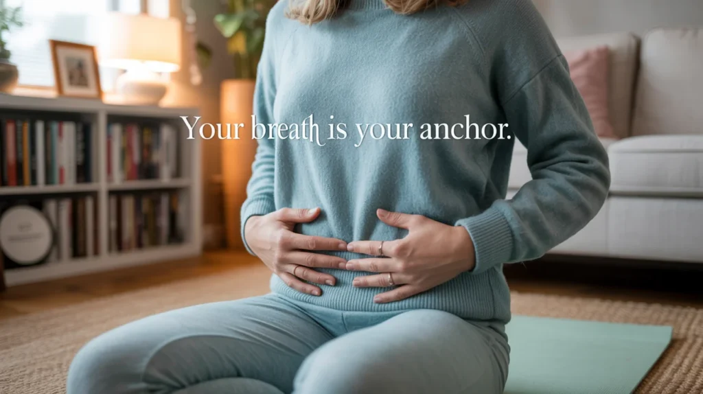 Your breath is your anchor.