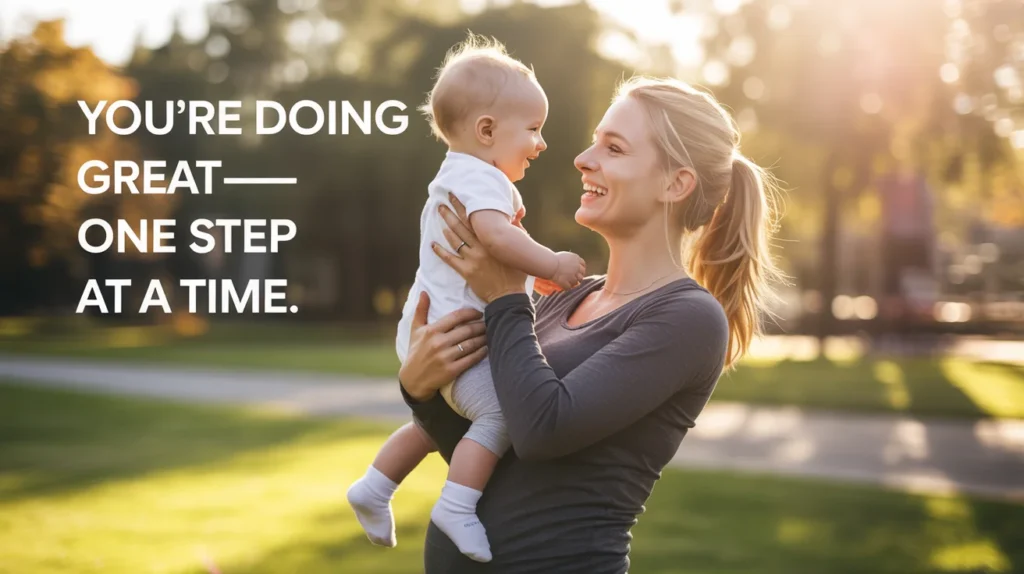 You’re doing great—one step at a time