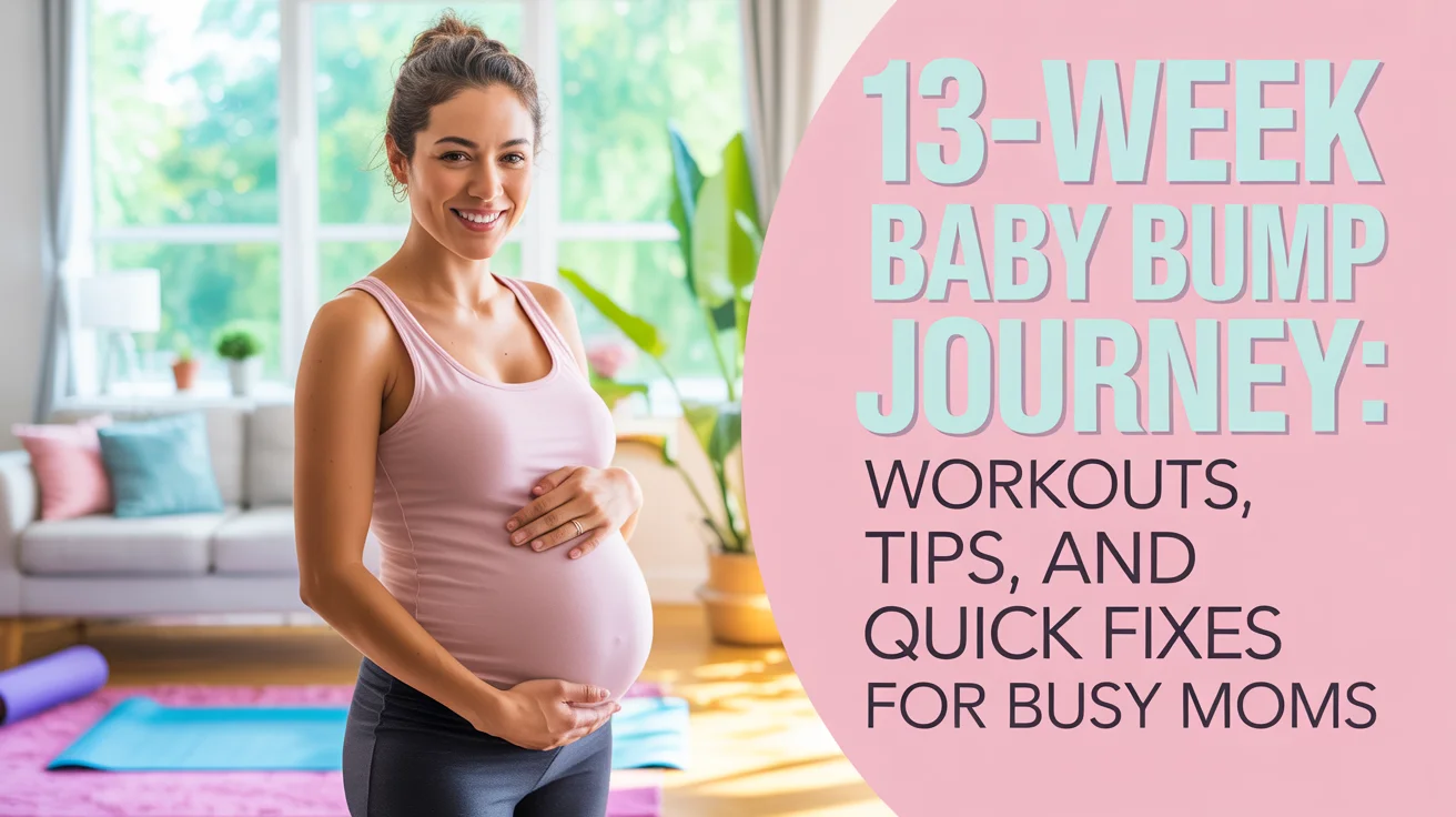 13-Week Baby Bump Journey Workouts, Tips, and Quick Fixes for Busy Moms Empower Your Pregnancy