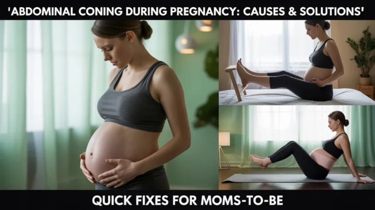 Abdominal Coning During Pregnancy Causes & Solutions