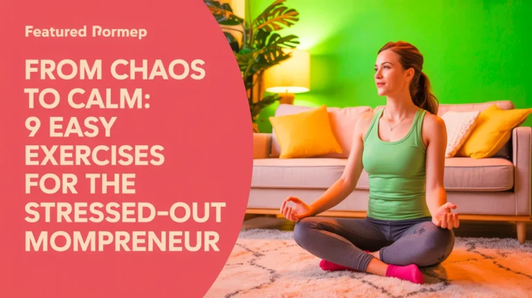 From Chaos to Calm 9 Easy Exercises for the Stressed-Out Mompreneur