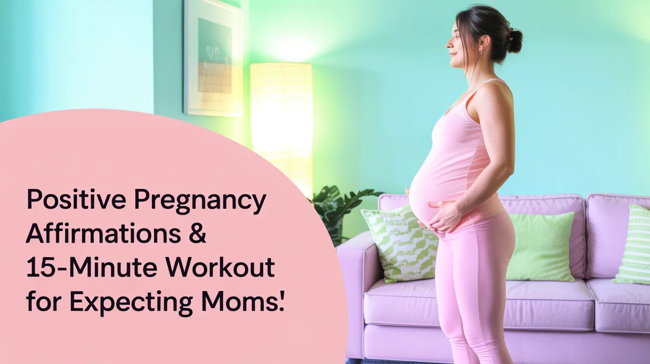 Positive Pregnancy Affirmations & 15-Minute Workout for Expecting Moms