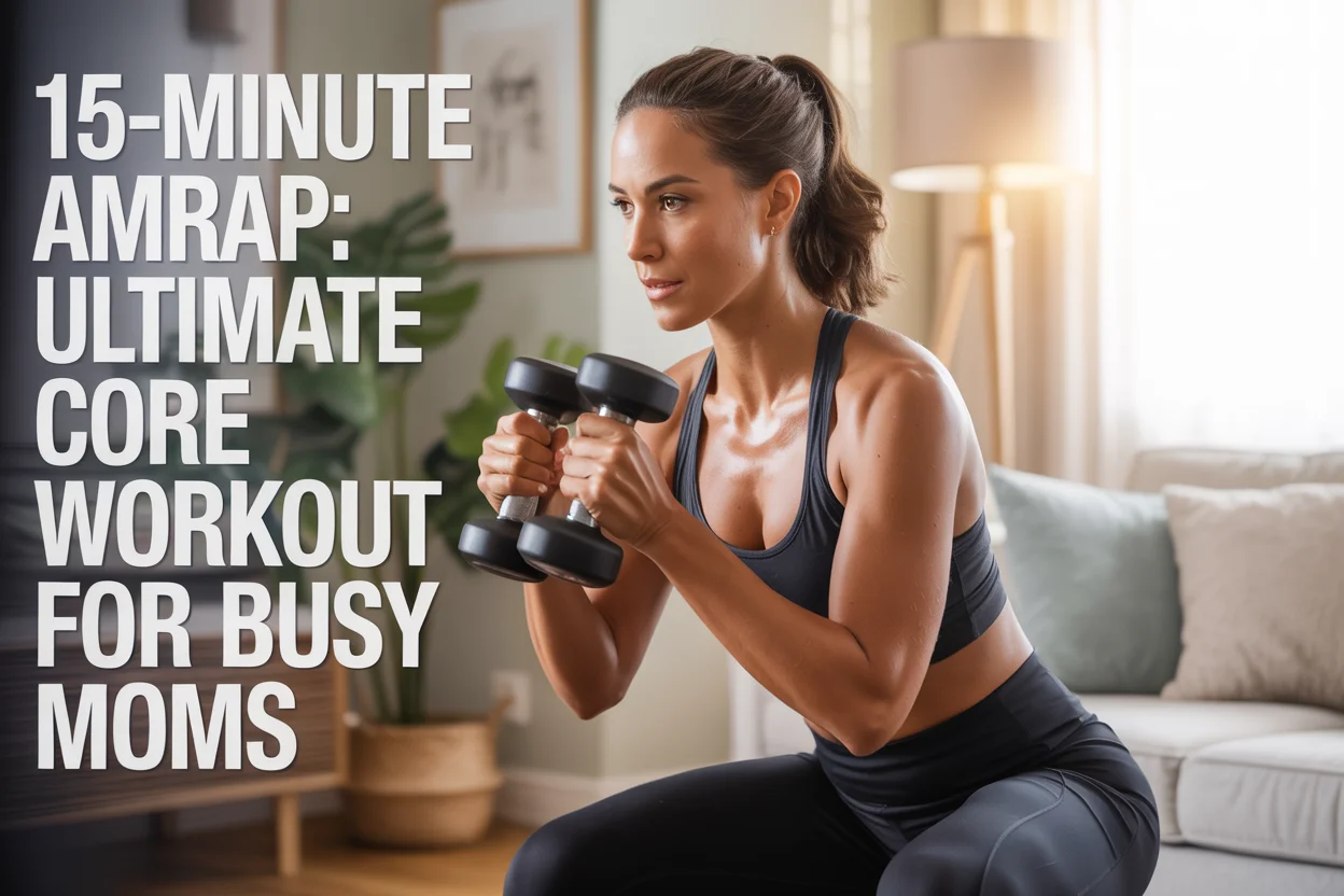 15-Minute AMRAP Ultimate Core Workout for Busy Moms