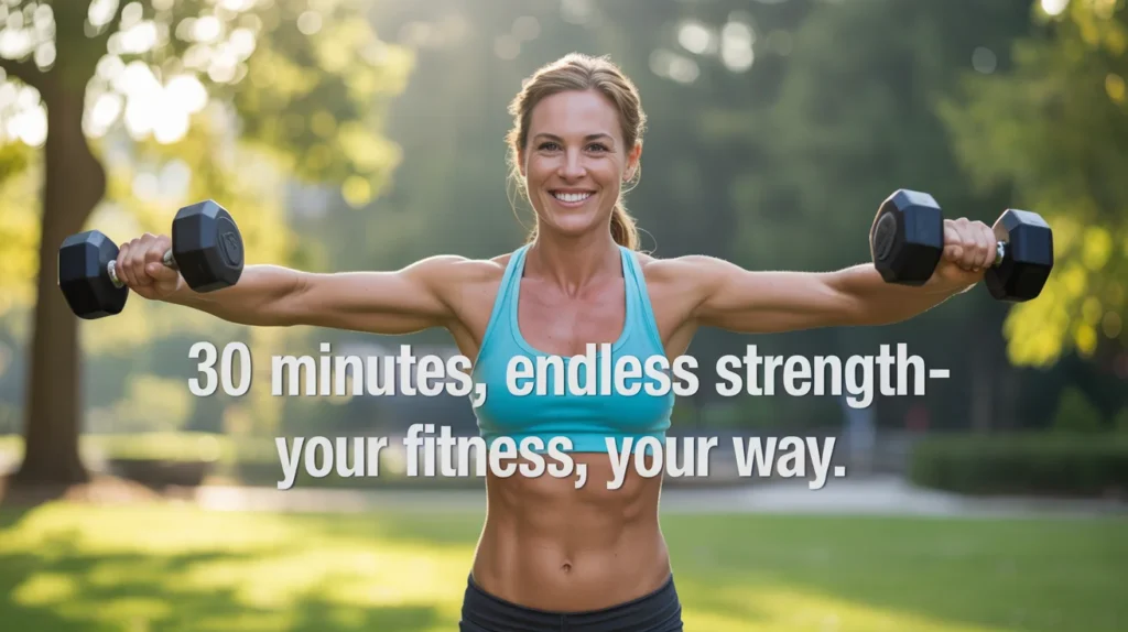 30 minutes, endless strength—your fitness, your way.