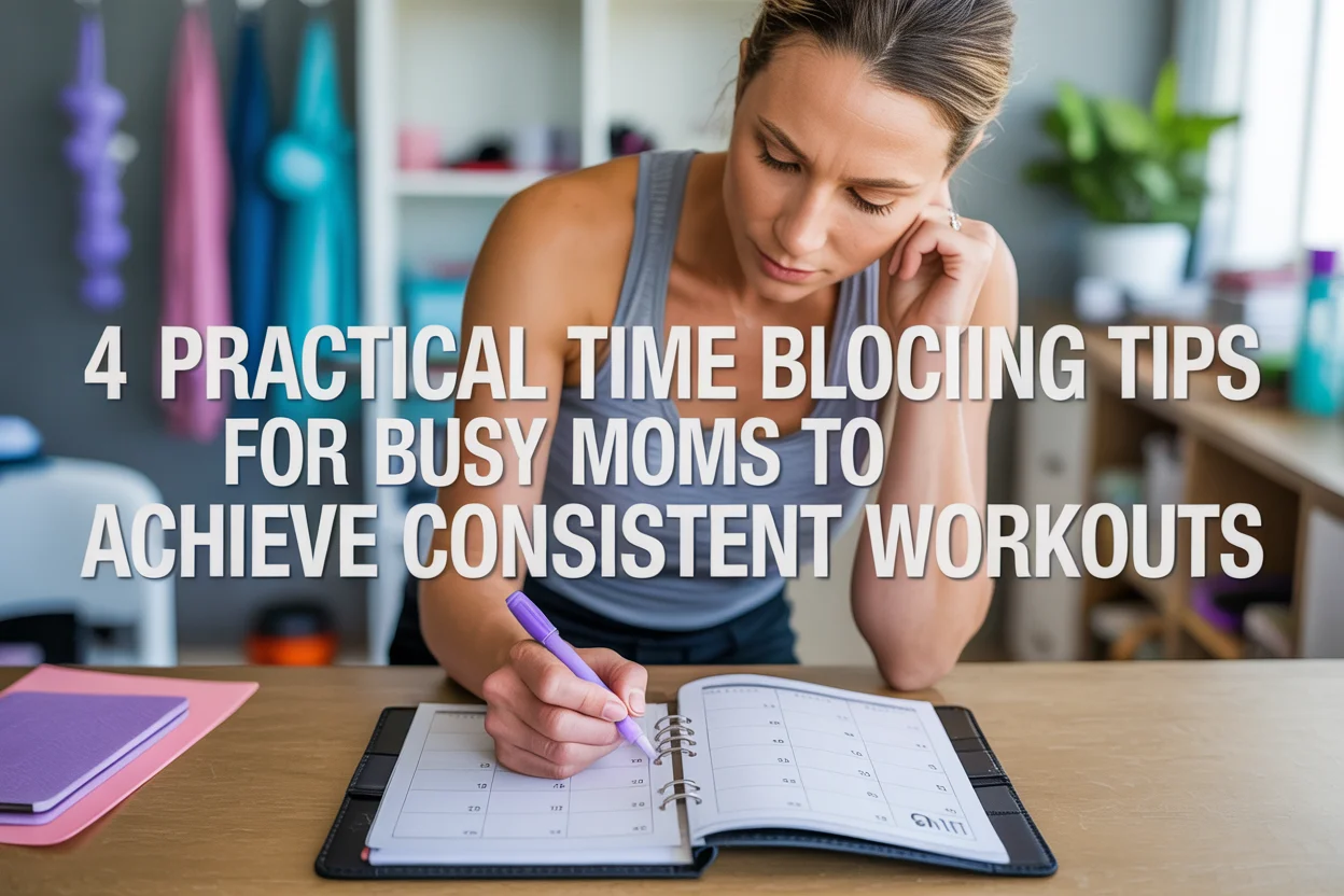 4 Practical Time Blocking Tips for Busy Moms to Achieve Consistent Workouts