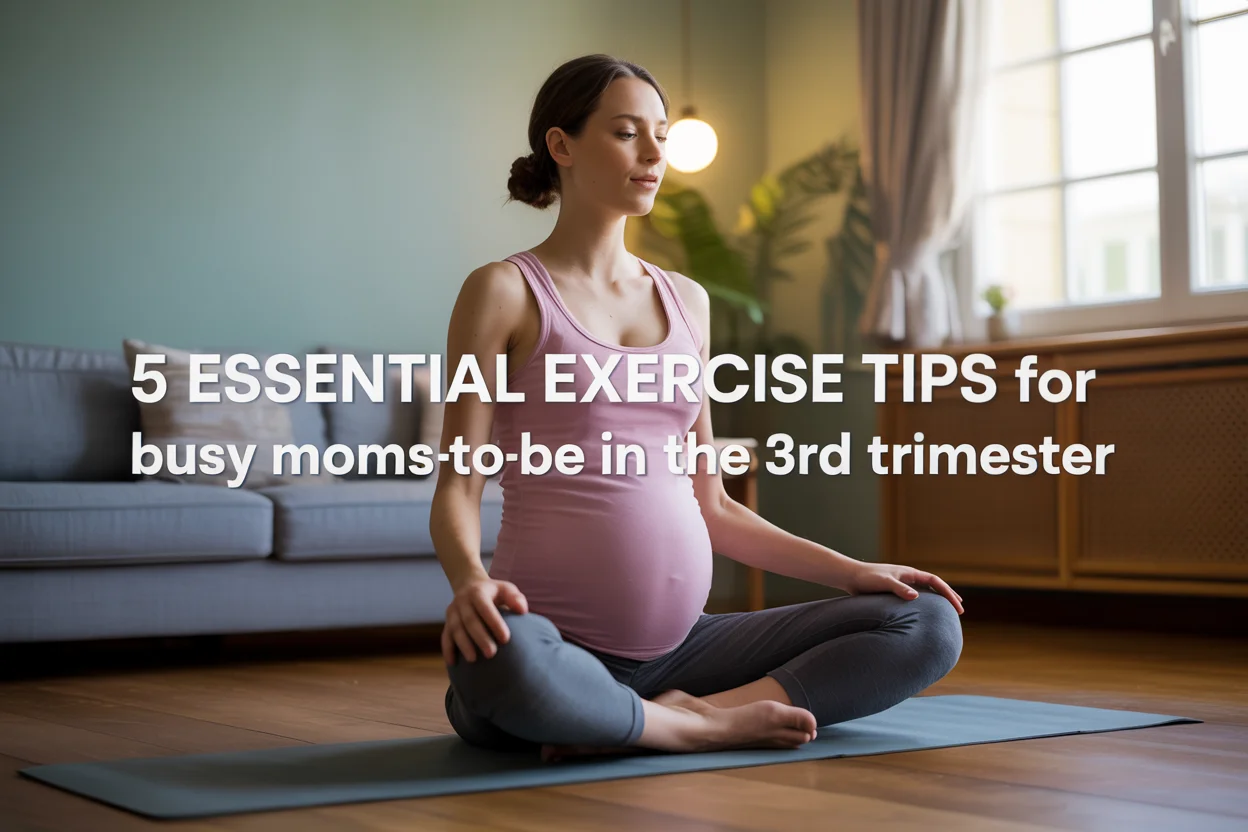 5 Essential Exercise Tips for Busy Moms-to-Be in the 3rd Trimester