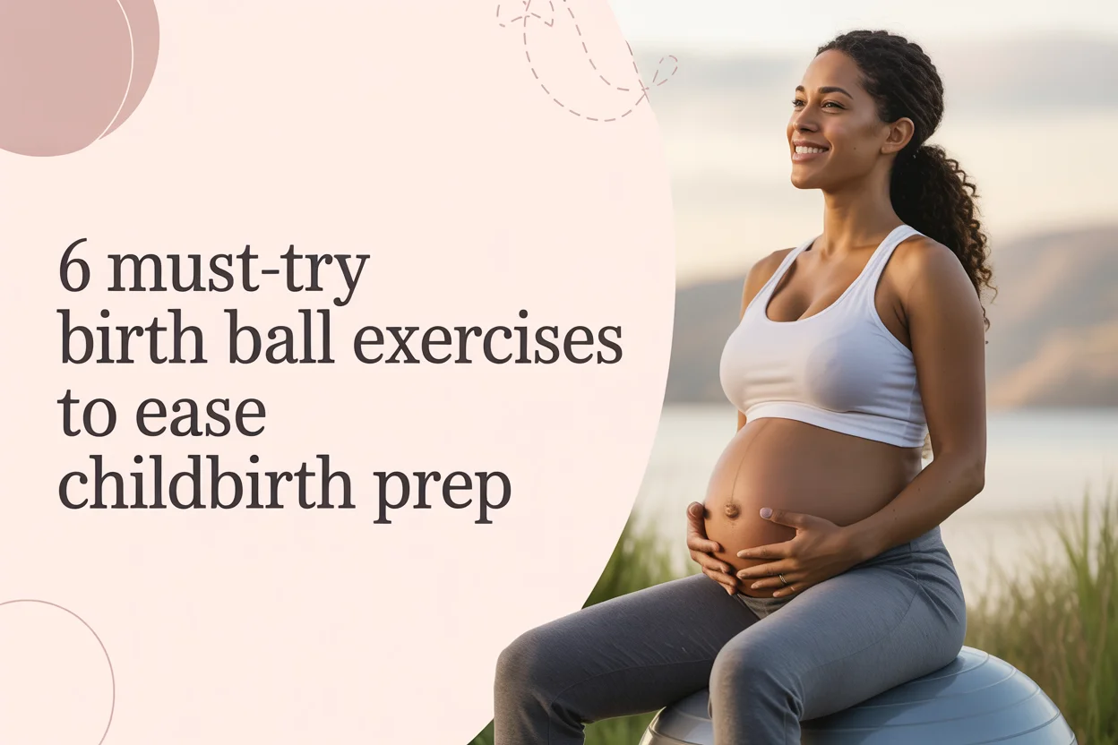 6 Must-Try Birth Ball Exercises to Ease Childbirth Prep