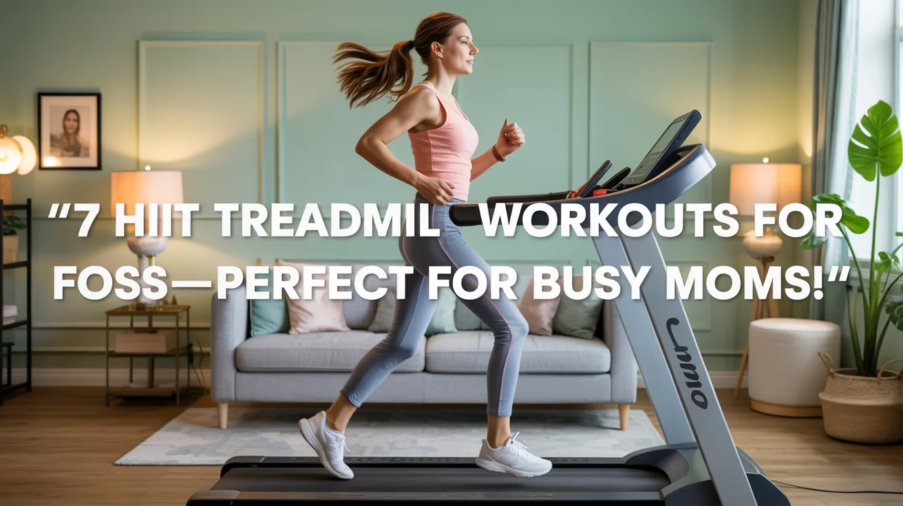 7 HIIT Treadmill Workouts for Fat Loss (Perfect for Busy Moms)