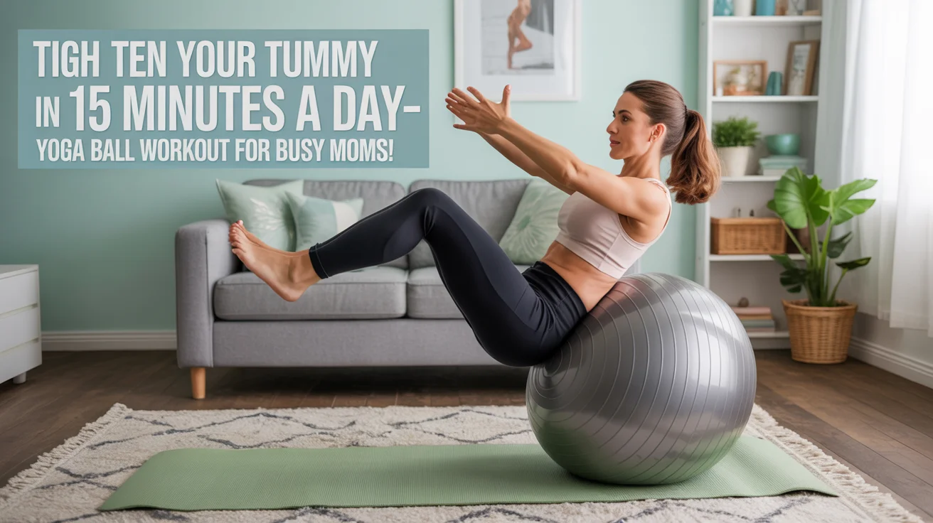 7 Yoga Ball Exercises for a Tight Tummy Perfect Abs Workout for Busy Moms